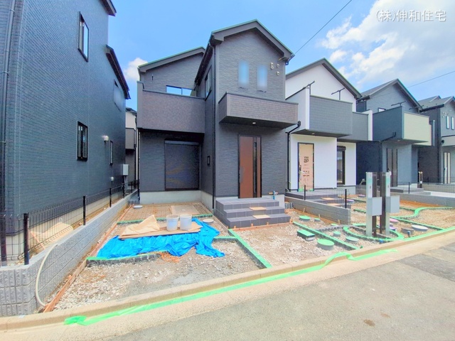 千葉県千葉市花見川区瑞穂3丁目の新築戸建て外構写真 2025年6月26日撮影