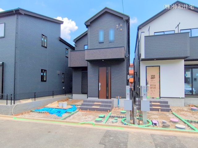 千葉県千葉市花見川区瑞穂3丁目の新築戸建て外構写真 2025年6月26日撮影