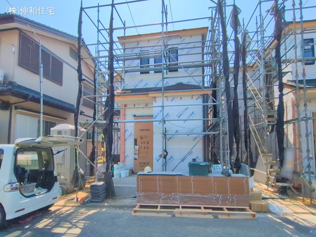 千葉県千葉市美浜区磯辺1丁目の新築戸建てシート写真 2025年8月20日撮影