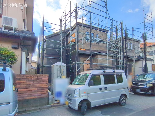 千葉県千葉市美浜区磯辺1丁目の新築戸建てシート写真 2025年9月11日撮影