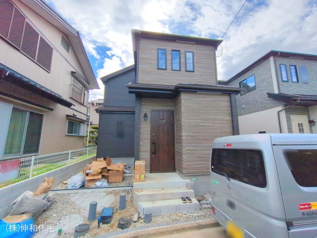 千葉県千葉市美浜区磯辺1丁目の新築戸建て外構写真 2025年10月5日撮影