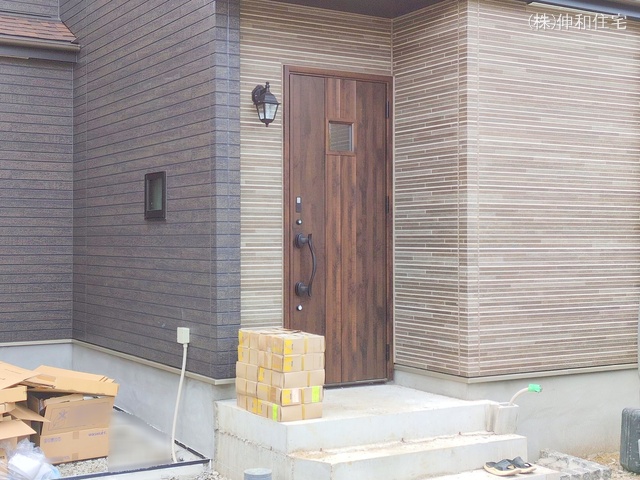 千葉県千葉市美浜区磯辺1丁目の新築戸建て外構写真 2025年10月5日撮影