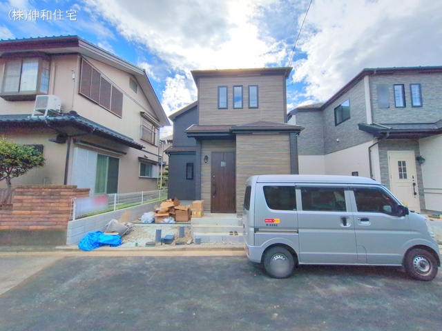 千葉県千葉市美浜区磯辺1丁目の新築戸建て外構写真 2025年10月5日撮影