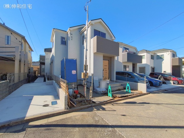 千葉県千葉市花見川区幕張町２丁目の新築戸建て外構写真 2026年1月8日撮影