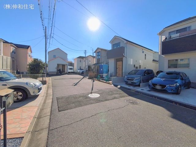 千葉県千葉市花見川区幕張町２丁目の新築戸建て外構写真 2026年1月8日撮影