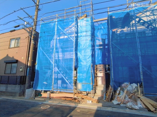 千葉県千葉市美浜区高浜６丁目の新築戸建てシート写真 2026年1月12日撮影