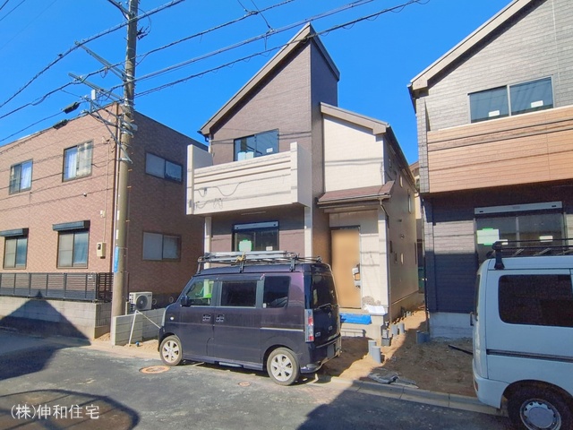 千葉県千葉市美浜区高浜6丁目の新築戸建て外構写真 2026年2月18日撮影