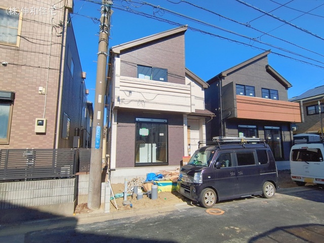 千葉県千葉市美浜区高浜6丁目の新築戸建て外構写真 2026年2月18日撮影