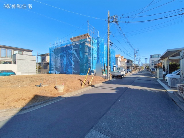 千葉県千葉市美浜区高浜５丁目の新築戸建て上棟写真 2026年2月18日撮影