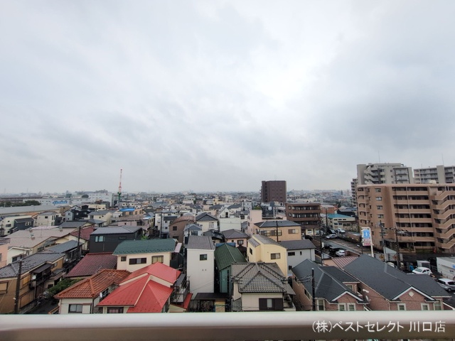 埼玉県川口市末広１丁目のマンション『エクセレンス川口』バルコニー写真 2025年6月2日撮影