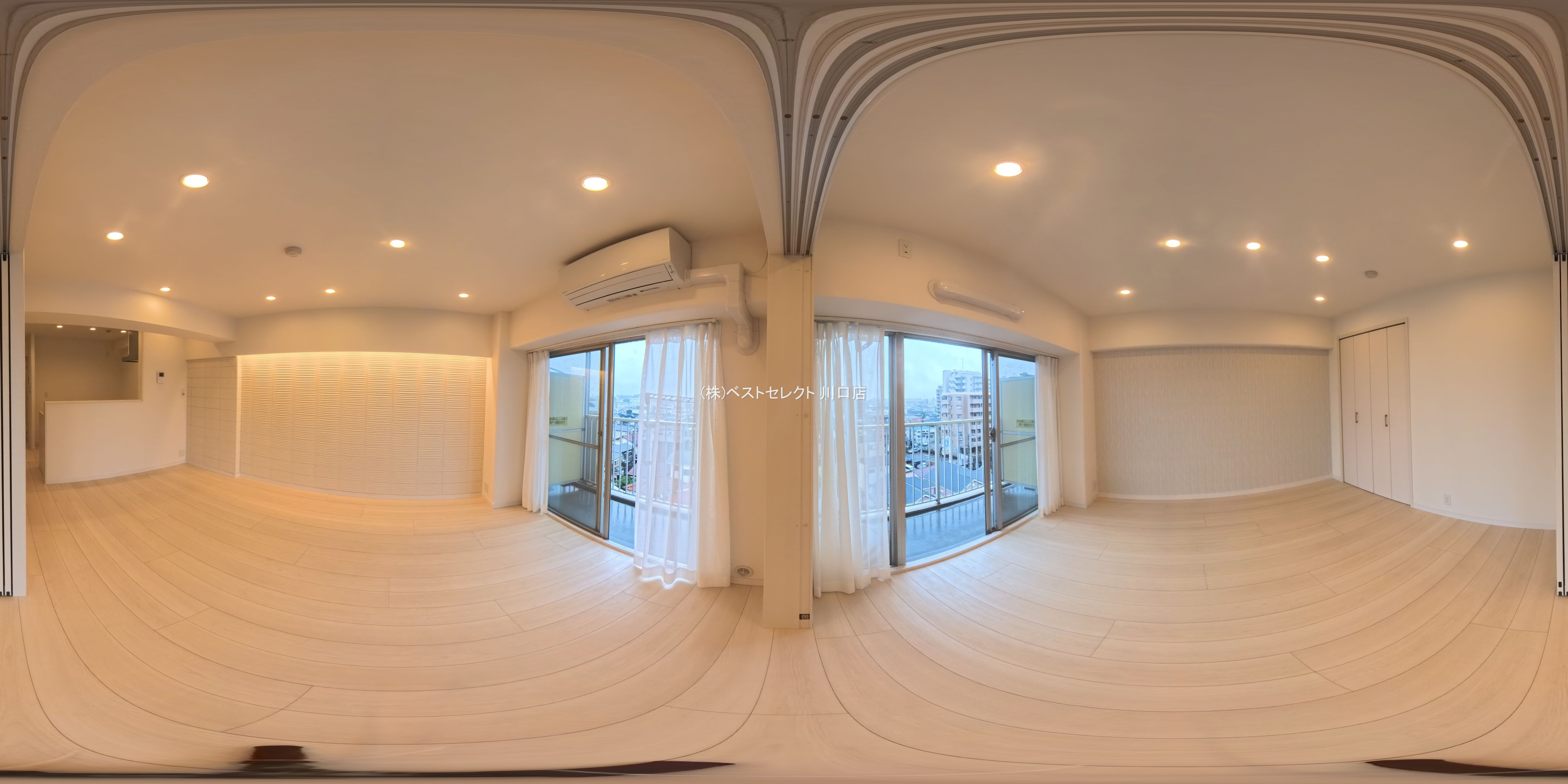 埼玉県川口市末広１丁目のマンション『エクセレンス川口』パノラマ（リビング）写真 2025年6月2日撮影