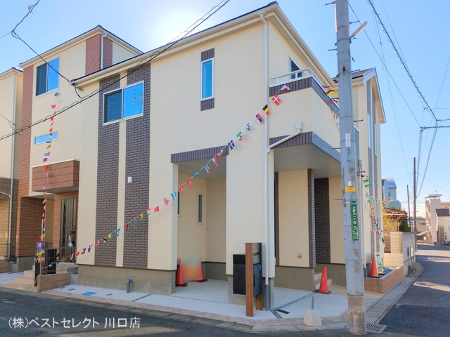 埼玉県川口市本前川1丁目の新築戸建て完成写真 2025年2月13日撮影