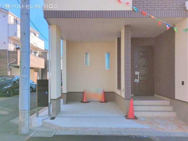 埼玉県川口市本前川1丁目の新築戸建て完成写真 2025年2月13日撮影