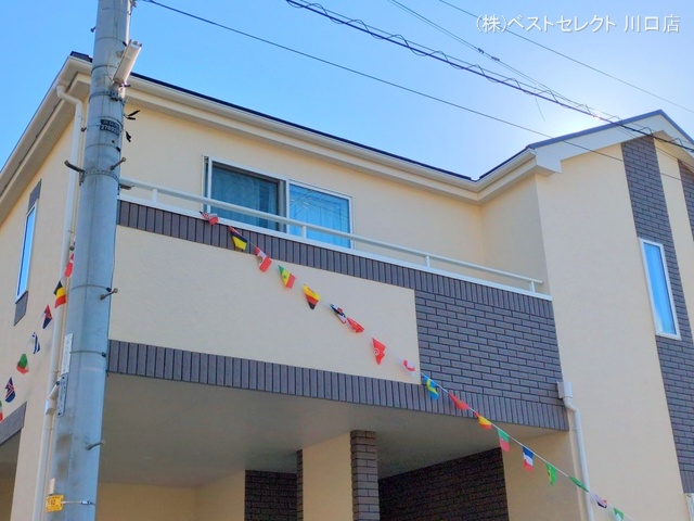 埼玉県川口市本前川1丁目の新築戸建て完成写真 2025年2月13日撮影
