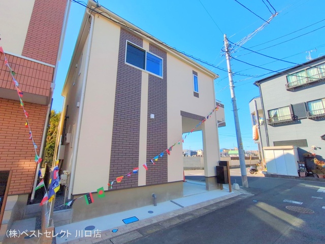 埼玉県川口市本前川1丁目の新築戸建て完成写真 2025年2月13日撮影
