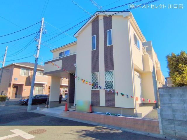 埼玉県川口市本前川1丁目の新築戸建て完成写真 2025年2月13日撮影