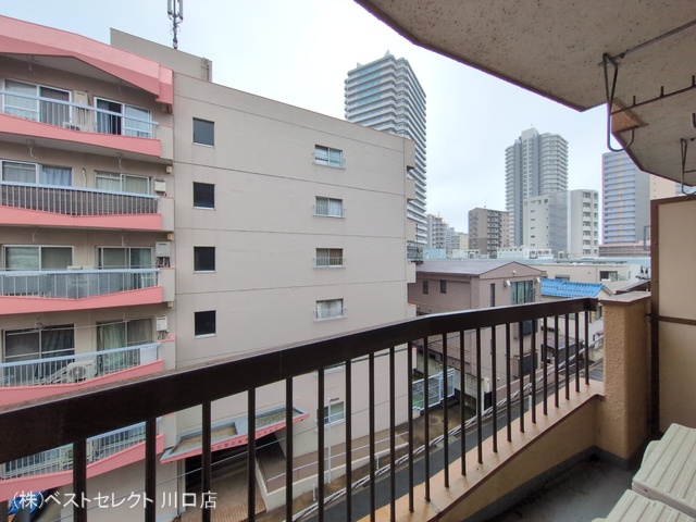 埼玉県川口市川口４丁目のマンション『川口第一永谷マンション』バルコニー写真 2025年6月9日撮影