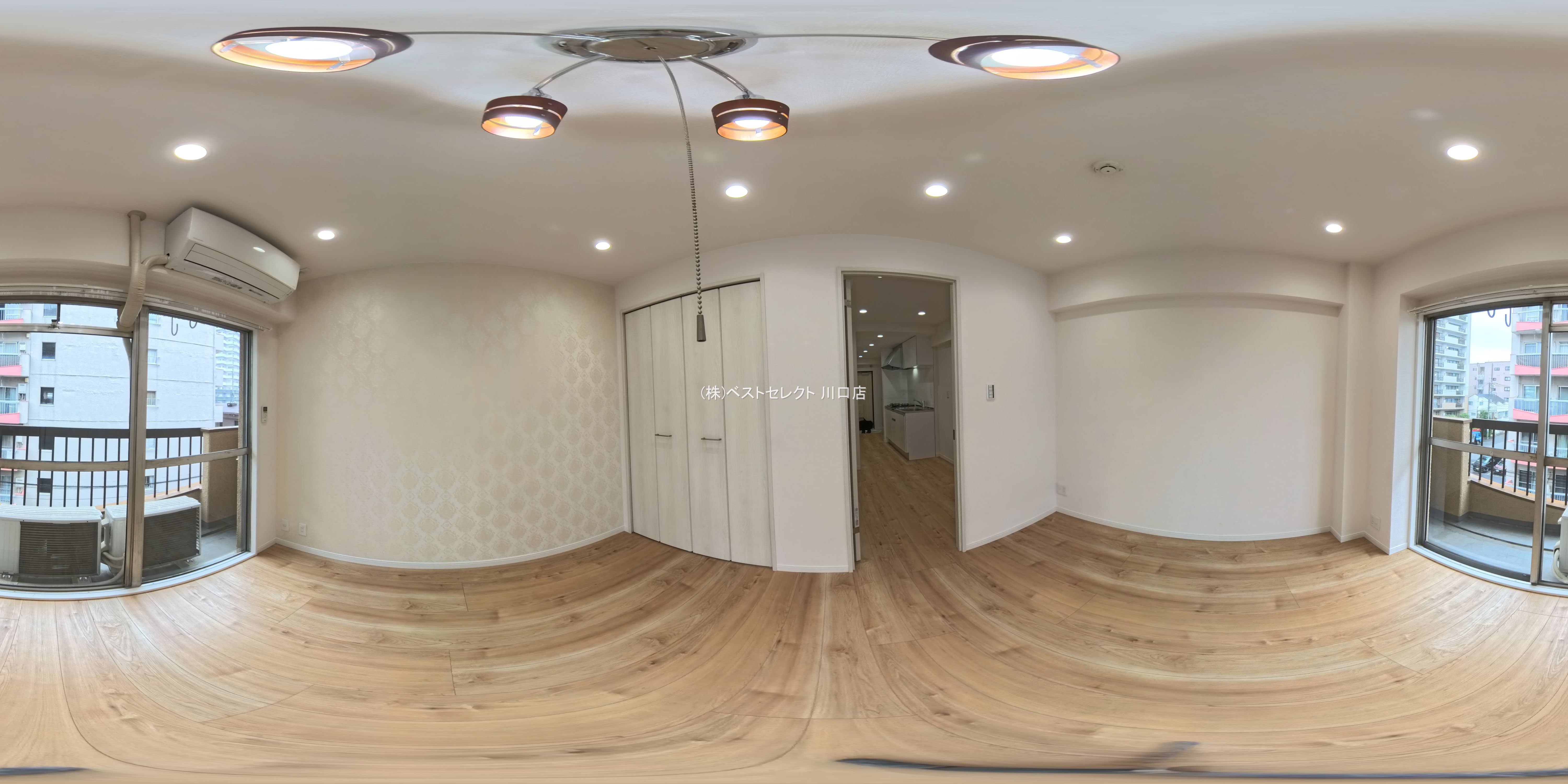 埼玉県川口市川口４丁目のマンション『川口第一永谷マンション』パノラマ（居室メイン）写真 2025年6月9日撮影