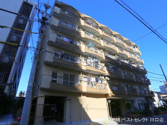 埼玉県川口市川口４丁目のマンション『川口第一永谷マンション』外観写真 2023年2月21日撮影