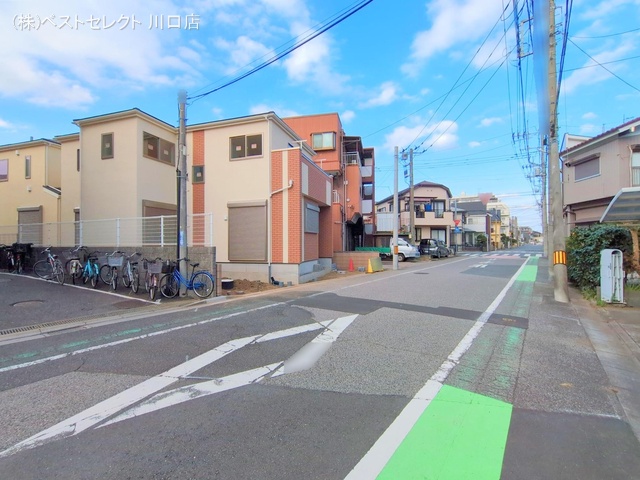 埼玉県川口市朝日3丁目の新築戸建て外構写真 2024年10月21日撮影