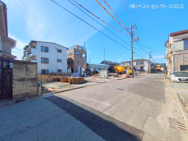 埼玉県川口市元郷5丁目の新築戸建て基礎写真 2025年2月20日撮影
