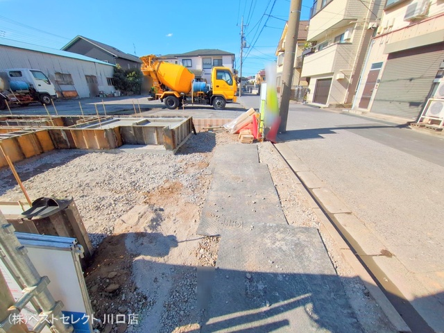 埼玉県川口市元郷5丁目の新築戸建て基礎写真 2025年2月20日撮影
