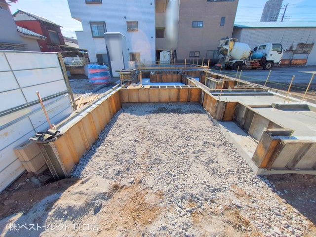 埼玉県川口市元郷5丁目の新築戸建て基礎写真 2025年2月20日撮影