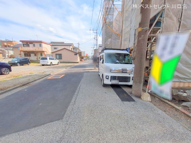 埼玉県川口市元郷5丁目の新築戸建て上棟写真 2025年3月17日撮影
