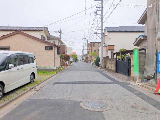 埼玉県川口市元郷5丁目の新築戸建てシート写真 2025年4月19日撮影