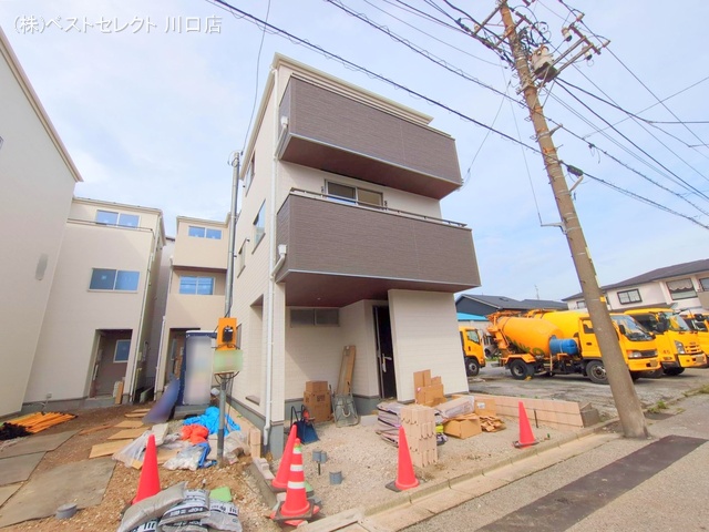 埼玉県川口市元郷5丁目の新築戸建て外構写真 2025年5月21日撮影