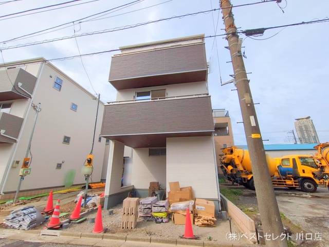 埼玉県川口市元郷5丁目の新築戸建て外構写真 2025年5月21日撮影