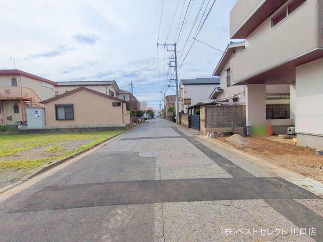 埼玉県川口市元郷5丁目の新築戸建て外構写真 2025年5月21日撮影
