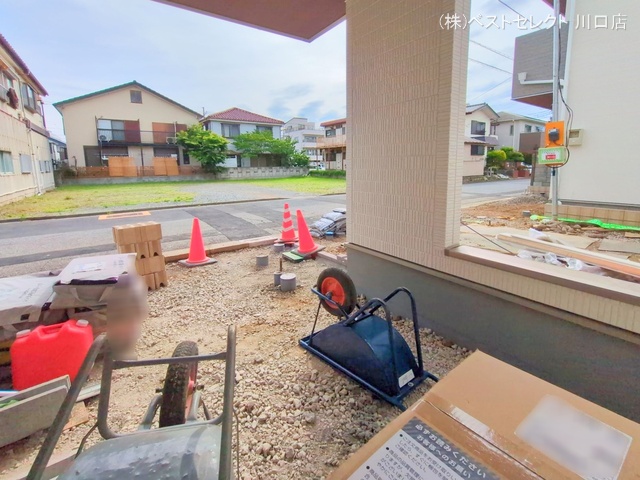 埼玉県川口市元郷5丁目の新築戸建て外構写真 2025年5月21日撮影