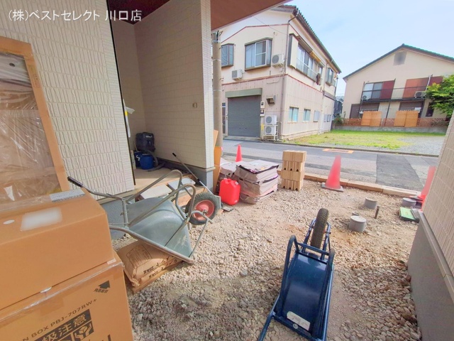 埼玉県川口市元郷5丁目の新築戸建て外構写真 2025年5月21日撮影