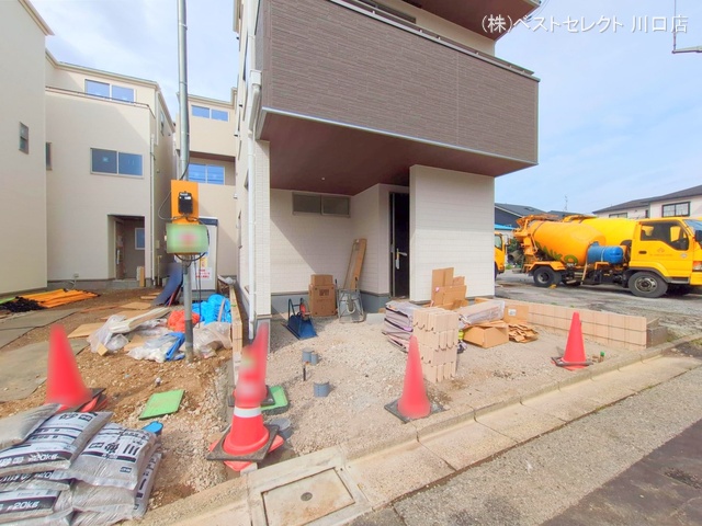 埼玉県川口市元郷5丁目の新築戸建て外構写真 2025年5月21日撮影