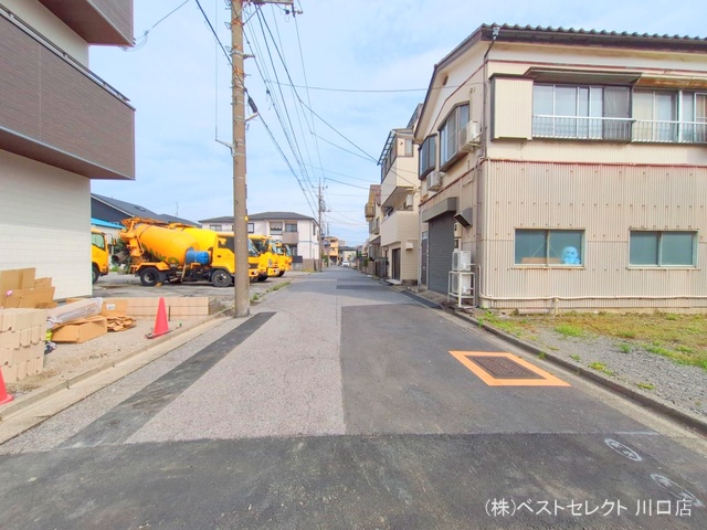 埼玉県川口市元郷5丁目の新築戸建て外構写真 2025年5月21日撮影