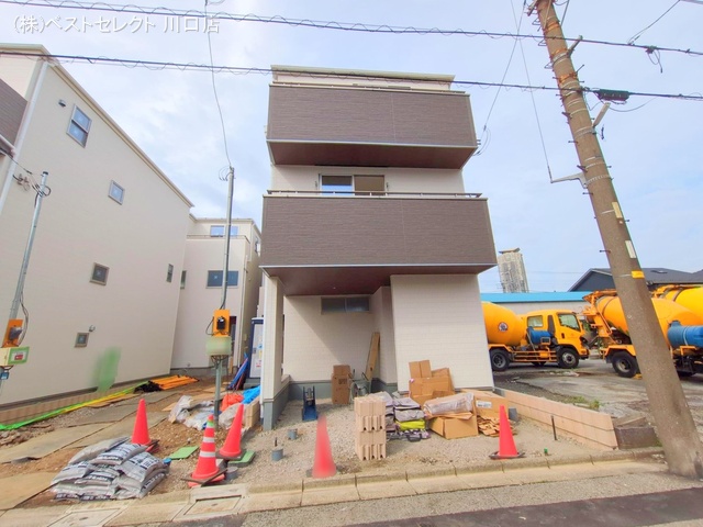 埼玉県川口市元郷5丁目の新築戸建て外構写真 2025年5月21日撮影