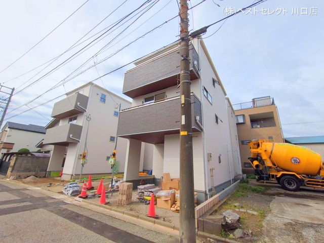 埼玉県川口市元郷5丁目の新築戸建て外構写真 2025年5月21日撮影