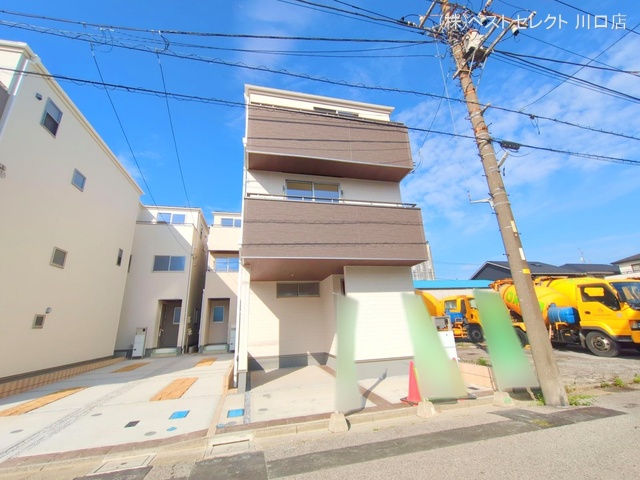 埼玉県川口市元郷5丁目の新築戸建て完成写真 2025年6月18日撮影