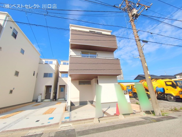 埼玉県川口市元郷5丁目の新築戸建て完成写真 2025年6月18日撮影