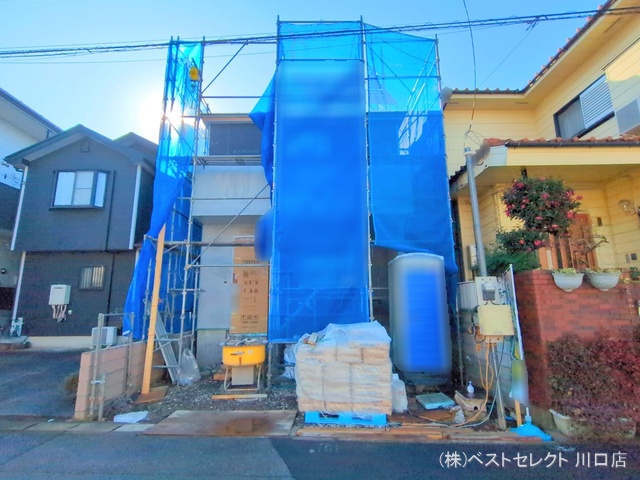 埼玉県川口市前川2丁目の新築戸建てシート写真 2025年1月19日撮影