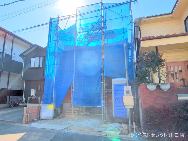 埼玉県川口市前川2丁目の新築戸建てシート写真 2025年2月26日撮影