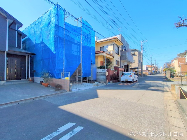 埼玉県川口市前川2丁目の新築戸建てシート写真 2025年2月26日撮影