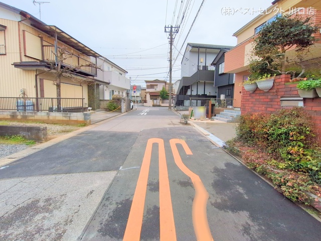埼玉県川口市前川2丁目の新築戸建て外構写真 2025年3月30日撮影