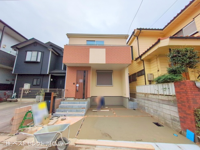 埼玉県川口市前川2丁目の新築戸建て外構写真 2025年3月30日撮影
