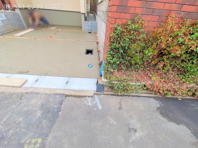 埼玉県川口市前川2丁目の新築戸建て外構写真 2025年3月30日撮影