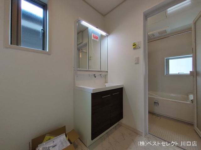 埼玉県川口市前川2丁目の新築戸建て洗面所写真 2025年5月21日撮影