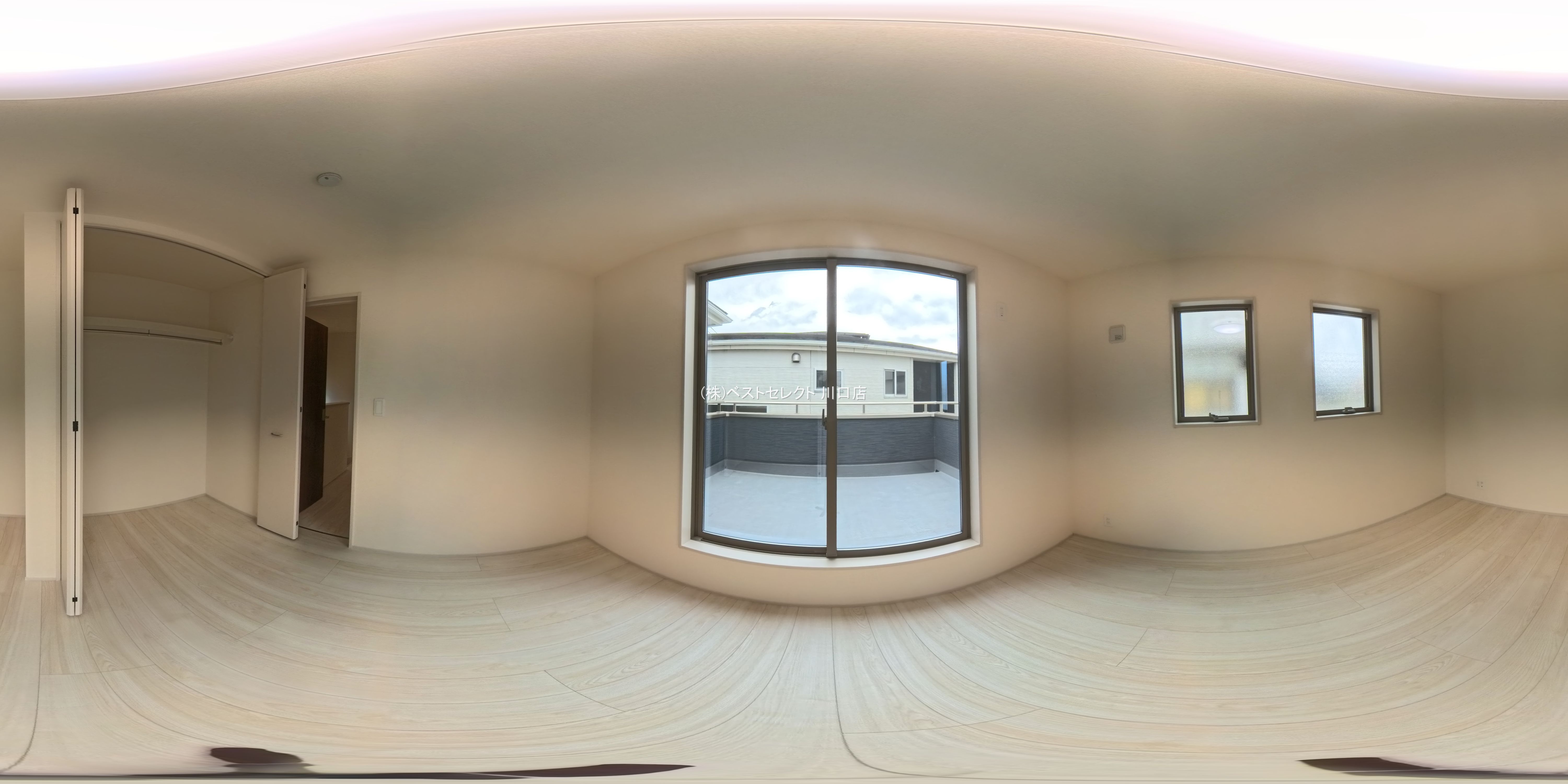 埼玉県川口市上青木２丁目の新築戸建てパノラマ（居室メイン）写真 2025年9月3日撮影