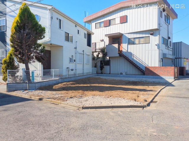 埼玉県川口市上青木2丁目の新築戸建て更地・土地写真 2025年1月28日撮影