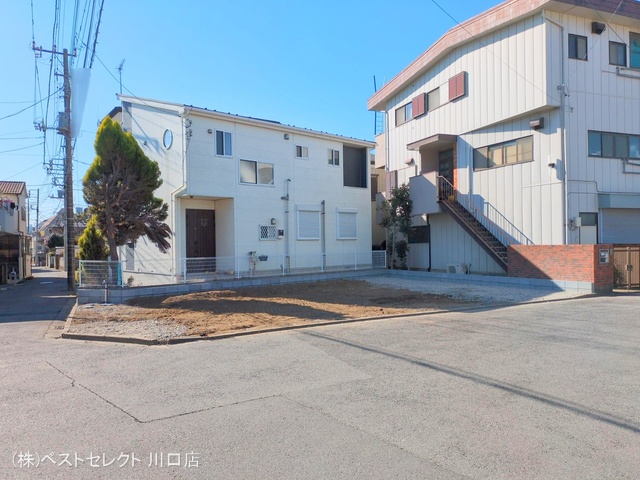 埼玉県川口市上青木2丁目の新築戸建て更地・土地写真 2025年1月28日撮影